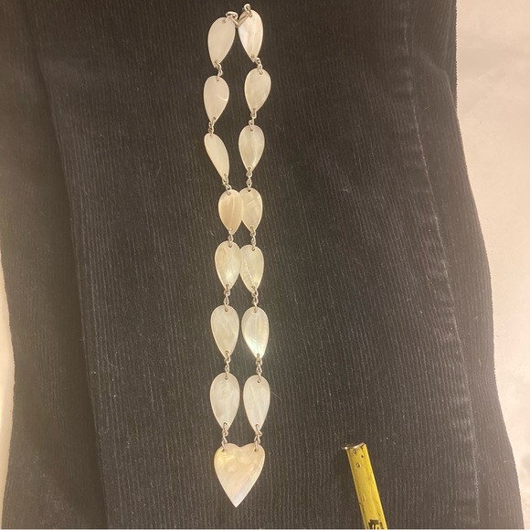 Necklace mother of pearl shell heart - Picture 13 of 16